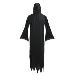 Adults Screamer Mask Halloween Costume Set - Scary Movie Fancy Dress - Black Robe + Fake Knife + Mask + Gloves 12 Adults Screamer Mask Halloween Costume Set - Scary Movie Fancy Dress - Black Robe + Fake Knife + Mask + Gloves -I Love Fancy Dress Ltd Shop 313lmUobL