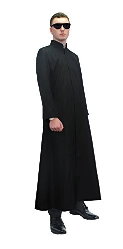 ADULTS THE ONE FANCY DRESS COSTUME - SCI FI HERO COSTUME PERFECT FOR HALLOWEEN - LONG JACKET AND SUNGLASSES - STANDARD