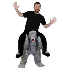 PICK ME UP Gorilla Novelty Costume Adults Fancy Dress - Plush Gorilla Ride On Animal Zoo Jungle Costume With Stuffed Legs And Adjustable Elasticated Waistband (One Size) 10 PICK ME UP Gorilla Novelty Costume Adults Fancy Dress - Plush Gorilla Ride On Animal Zoo Jungle Costume With Stuffed Legs And Adjustable Elasticated Waistband (One Size) -I Love Fancy Dress Ltd Shop 319SuW3w52L