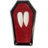 VAMPIRE FANGS DRACULA TEETH CAPS & PUTTY HALLOWEEN FANCY DRESS VAMP TEETH