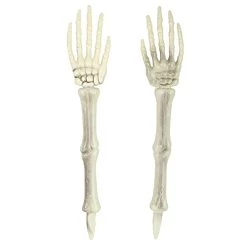 I LOVE FANCY DRESS 5-piece Skeleton Prop - Skull + Two Skeleton Arms + Two Skeleton Legs Halloween Party Decoration Set - Pack Of 1 -I Love Fancy Dress Ltd Shop 31B0Lh2RaL