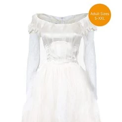 Ladies Ghost Bride Fancy Dress Costume - Halloween Corpse Bride Costume Ragged White Wedding Dress - Perfect For Halloween Or Horror Themed Parties -I Love Fancy Dress Ltd Shop 31CNOnYD36L