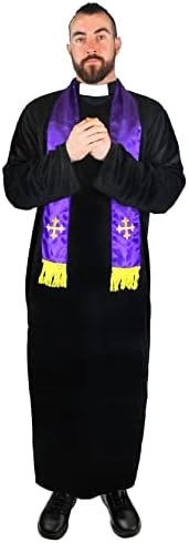 I Love Fancy Dress ILFD4566XXL Men's Priest Costumes (2X-Large) 8 I Love Fancy Dress ILFD4566XXL Men's Priest Costumes (2X-Large) - Image 8