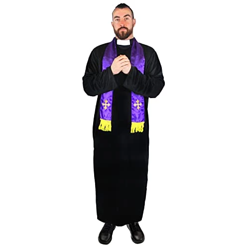 I Love Fancy Dress ILFD4566XXL Men's Priest Costumes (2X-Large) 1 I Love Fancy Dress ILFD4566XXL Men's Priest Costumes (2X-Large)