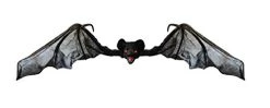 ILOVEFANCYDRESS SCARY HALLOWEEN ANIMATRONIC BAT DECORATION - SCARY BAT WITH MOTORISED HEAD & WINGS, SCARY SOUND EFFECTS AND GLOWING RED EYES - PERFECT DECORATION FOR HALLOWEEN EVENTS