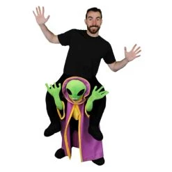Pick Me Up Alien Fancy Dress Plush Ufo Costume Perfect For Halloween Or Any Fancy Dress Party Adults One Size Fits Most -I Love Fancy Dress Ltd Shop 31VOAKK6KxL