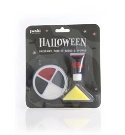 Girls Halloween Vampire Cheerleader - Black Cheerleader Dress With Black Pom Poms, Bloody Tights, Fake Blood And Facepaint -I Love Fancy Dress Ltd Shop 31VYYi8vv2L