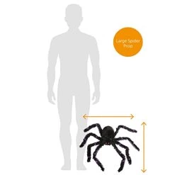 I LOVE FANCY DRESS Animatronic Walking Spider 71cm 28" Halloween Decoration - Light Up Eyes & Sound Effects - Moving Legs - Halloween Props - PACK OF 1 -I Love Fancy Dress Ltd Shop 31W mibINL