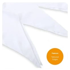 Childs Halloween Ghost Costume - White Jagged Edge Tunic With Attached Ghost Mask - Kids Friendly Ghost Halloween Fancy Dress Costume 9 Childs Halloween Ghost Costume - White Jagged Edge Tunic With Attached Ghost Mask - Kids Friendly Ghost Halloween Fancy Dress Costume -I Love Fancy Dress Ltd Shop 31kJT8EwbwL