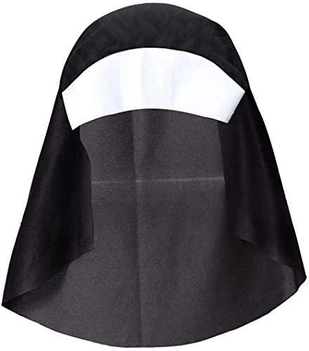 ZOMBIE NUN COSTUME FOR LADIES + GOLD CROSS, FAKE BLOOD AND FACEPAINT PERFECT FOR HALLOWEEN, ZOMBIE FANCY DRESS - EXTRA LARGE 6 ZOMBIE NUN COSTUME FOR LADIES + GOLD CROSS, FAKE BLOOD AND FACEPAINT PERFECT FOR HALLOWEEN, ZOMBIE FANCY DRESS - EXTRA LARGE - Image 6