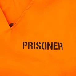 Adults Unisex Prisoners Costume With Cuffs - Orange Prisoner Top, Matching Orange Trousers, Prop Handcuffs – Cops & Robbers, Halloween Fancy Dress -I Love Fancy Dress Ltd Shop 31nalmKMW2L