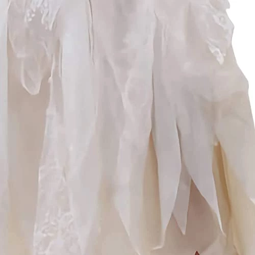 LADIES GHOST BRIDE FANCY DRESS COSTUME - HALLOWEEN CORPSE BRIDE COSTUME RAGGED WHITE WEDDING DRESS - PERFECT FOR HALLOWEEN OR HORROR THEMED PARTIES 7 LADIES GHOST BRIDE FANCY DRESS COSTUME - HALLOWEEN CORPSE BRIDE COSTUME RAGGED WHITE WEDDING DRESS - PERFECT FOR HALLOWEEN OR HORROR THEMED PARTIES - Image 7
