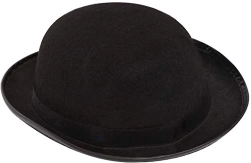 POPPINS ACCESSORIES PACK. EDWARDIAN NANNY FANCY DRESS PROPS: BOWLER HAT + WHITE GLOVES + FAUX-LEATHER CARPET BAG + RED BOW TIE. SIZE: WOMENS 58CM HAT 5 POPPINS ACCESSORIES PACK. EDWARDIAN NANNY FANCY DRESS PROPS: BOWLER HAT + WHITE GLOVES + FAUX-LEATHER CARPET BAG + RED BOW TIE. SIZE: WOMENS 58CM HAT - Image 5