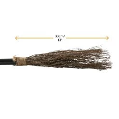 Witch Halloween Broomstick - 3-Piece Screwable Witch's Broomstick - Halloween Fancy Dress Costume Accessory - Pack Of 1 -I Love Fancy Dress Ltd Shop 31zgWPSF6pL