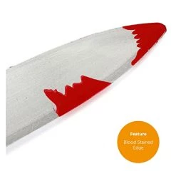 Halloween Knife Prop - Pack Of 1-30cm Long Fake Bloody Knife With Black Handle - Halloween Slasher Bloody Knife Fancy Dress Prop Accessory -I Love Fancy Dress Ltd Shop 41 r1gL3JDL