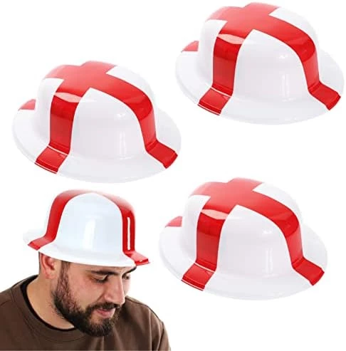 England Bowler Hat - English St Georges Flag Bowler Hat - Fancy Dress Accessory For Indoor Outdoor Sporting Events, Street Parties, Festivals And Celebrations 11 England Bowler Hat - English St Georges Flag Bowler Hat - Fancy Dress Accessory For Indoor Outdoor Sporting Events, Street Parties, Festivals And Celebrations - Image 11