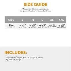 I LOVE FANCY DRESS LTD Adults Unisex Halloween Zombie Skin Suit. Print On The Front And Back -I Love Fancy Dress Ltd Shop 411b9BpNxDL