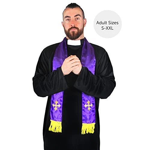 I Love Fancy Dress ILFD4566XXL Men's Priest Costumes (2X-Large) 7 I Love Fancy Dress ILFD4566XXL Men's Priest Costumes (2X-Large) - Image 7
