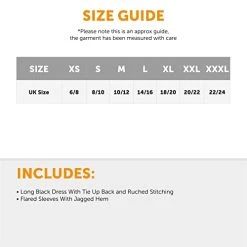 Ladies Gothic Halloween Dress - Perfect For Halloween Or Fancy Dress Events - XLarge -I Love Fancy Dress Ltd Shop 413TJcE m0L 1