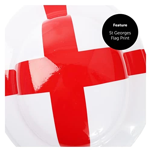 England Bowler Hat - English St Georges Flag Bowler Hat - Fancy Dress Accessory For Indoor Outdoor Sporting Events, Street Parties, Festivals And Celebrations 3 England Bowler Hat - English St Georges Flag Bowler Hat - Fancy Dress Accessory For Indoor Outdoor Sporting Events, Street Parties, Festivals And Celebrations - Image 3