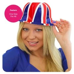 I LOVE FANCY DRESS Union Jack Bowler Hat - British Flag Plastic Bowler Hats β VE Day, King's Coronation, Queens Jubilee, Britain Celebrations 19 I LOVE FANCY DRESS Union Jack Bowler Hat - British Flag Plastic Bowler Hats β VE Day, King's Coronation, Queens Jubilee, Britain Celebrations -I Love Fancy Dress Ltd Shop 414qm24gUgL