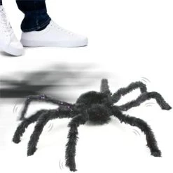 I LOVE FANCY DRESS Animatronic Walking Spider 71cm 28" Halloween Decoration - Light Up Eyes & Sound Effects - Moving Legs - Halloween Props - PACK OF 1 -I Love Fancy Dress Ltd Shop 4156EmfsxL. AC 2