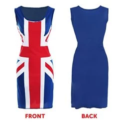 Ladies Union Jack Dress - Red, White And Blue Union Jack Flag Classic Dress - 90s Music Icons, Brit Pop, VE Day, King's Coronation Fancy Dress 12 Ladies Union Jack Dress - Red, White And Blue Union Jack Flag Classic Dress - 90s Music Icons, Brit Pop, VE Day, King's Coronation Fancy Dress -I Love Fancy Dress Ltd Shop 415I45WyA9L
