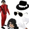 Ilovefancydress Adult Deluxe King Of Pop Costume - Jacko Thriller (Medium)