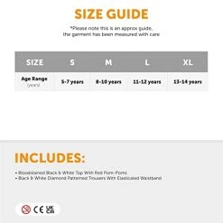 Kids Scary Clown Costume Halloween Fancy Dress - Childrens Clown Top And Harlequin Trousers (Small - X-Large) -I Love Fancy Dress Ltd Shop 416gLaFjDeL