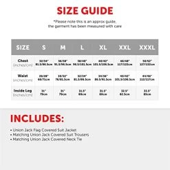 Adults Union Jack Suit - Union Jack Suit Jacket And Trousers - King's Coronation, VE Day, Jubilee, Britain Fancy Dress Costume -I Love Fancy Dress Ltd Shop 417G7f5h4lL