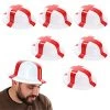 England Bowler Hat - English St Georges Flag Bowler Hat - Fancy Dress Accessory For Indoor Outdoor Sporting Events, Street Parties, Festivals And Celebrations