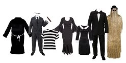 I LOVE FANCY DRESS Adults Gothic Uncle Halloween Costume - Festering Uncle Gothic Manor Family Costume TV & Film Characters - Robe, Bald Cap And Facepaint (XXX-Large)