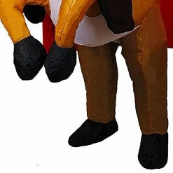 ST GEORGES KNIGHT COSTUME + INFLATABLE HORSE WITH ATTACHED LEGS PERFECT FOR ENGLISH FLAG FOOTBALL FANS EURO STAG NIGHT ST GEORGES DAY ENGLAND FLAG FUNNY PICK ME UP ACCESSORY (LARGE) -I Love Fancy Dress Ltd Shop 419UwTs3eOS