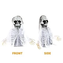 Scary Groundbreaking Skeleton Bride Halloween Prop With Flashing Colour-Changing Eyes - Perfect Decoration & Fancy Dress Party Prop Graveyard Tombstone - Pack Of 1 -I Love Fancy Dress Ltd Shop 41BoQD6ub7L