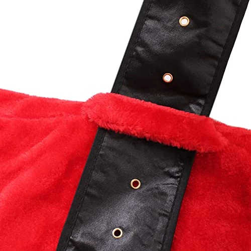 Deluxe Professional Santa Costume - Father Christmas Suit Fancy Dress Costume - 12 Piece Velour Quality Plus Sized Santa Claus Costume Adults St Nick Plush X-Mas Outfit 7 Deluxe Professional Santa Costume - Father Christmas Suit Fancy Dress Costume - 12 Piece Velour Quality Plus Sized Santa Claus Costume Adults St Nick Plush X-Mas Outfit - Image 7