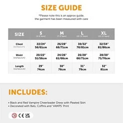 Girls Halloween Vampire Cheerleader - Black Cheerleader Dress With Black Pom Poms, Bloody Tights, Fake Blood And Facepaint -I Love Fancy Dress Ltd Shop 41ESUhk99cL