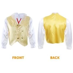 ADULTS VAMPIRE COUNT DRACULA FANCY DRESS COSTUME - VAMPIRE FANCY DRESS COSTUME WITH SHIRT/WAISTCOAT, MEDAL, BOWTIE & CAPE - PERFECT VAMPIRE HALLOWEEN COSTUME - AVAILABLE IN 5 SIZES: SMALL, MEDIUM, LARGE, XLARGE, XXLARGE -I Love Fancy Dress Ltd Shop 41En6CNGwdL