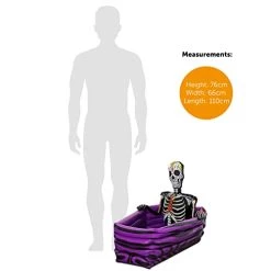 Halloween Inflatable Drinks Cooler - Coffin Shaped Inflatable Cooler With Day Of The Dead Skeleton - Day Of The Dead Festival Halloween Party Decoration -I Love Fancy Dress Ltd Shop 41FdeE5RuwL 1