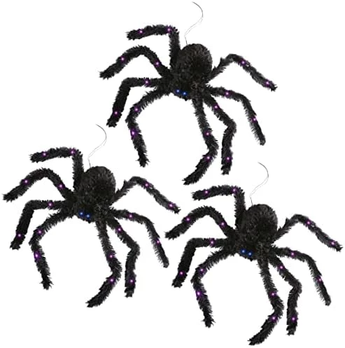 I LOVE FANCY DRESS Animatronic Moving Spider 71cm 28" Halloween Decoration - Light Up Eyes & Sound Effects - Extends And Retracts - Up And Down - Halloween Props - PACK OF 2 9 I LOVE FANCY DRESS Animatronic Moving Spider 71cm 28" Halloween Decoration - Light Up Eyes & Sound Effects - Extends And Retracts - Up And Down - Halloween Props - PACK OF 2 - Image 9