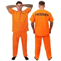 I Love Fancy Dress ILFD4563XL Unisex Prisoner Costumes (X-Large)