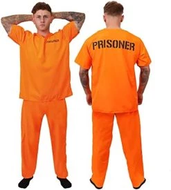I Love Fancy Dress ILFD4563XL Unisex Prisoner Costumes (X-Large) -I Love Fancy Dress Ltd Shop 41Iwn2fDd4L. AC 1