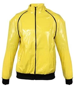 90s Celebrity Costume - Adults Yellow & Black Shell Suit + Matching Hat + Sunglasses + Gold Chain + Black Goatee - Funny Rapper Halloween Stag Do Fancy Dress Costume -I Love Fancy Dress Ltd Shop 41KAZ3DJANL