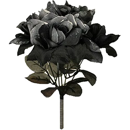 LADIES GHOST BRIDE FANCY DRESS COSTUME - HALLOWEEN CORPSE BRIDE COSTUME RAGGED WHITE WEDDING DRESS + FAKE BLACK ROSE BOUQUET - PERFECT FOR HALLOWEEN OR HORROR THEMED PARTIES 7 LADIES GHOST BRIDE FANCY DRESS COSTUME - HALLOWEEN CORPSE BRIDE COSTUME RAGGED WHITE WEDDING DRESS + FAKE BLACK ROSE BOUQUET - PERFECT FOR HALLOWEEN OR HORROR THEMED PARTIES - Image 7