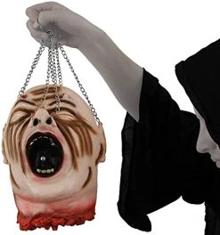 Halloween Hanging Head - Lifesized Severed Head Halloween Decoration Prop & Fancy Dress Costume Accessory - 4 Styles And Pack -I Love Fancy Dress Ltd Shop 41Krdjr9fqL
