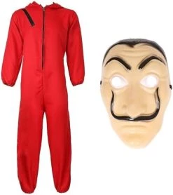 Adults Unisex Bank Robber Fancy Dress Costume - Red Jump Suit With Hood Costume - T.V. Show Fancy Dress 17 Adults Unisex Bank Robber Fancy Dress Costume - Red Jump Suit With Hood Costume - T.V. Show Fancy Dress -I Love Fancy Dress Ltd Shop 41KxKdxx0fL. AC