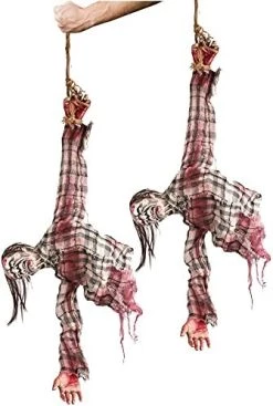 I LOVE FANCY DRESS Hanging Zombie Halloween Prop Animated Decoration - Red Light Up Eyes & Sound Effects - Hanging Zombie Prop With Motorised Arms - Halloween Props - Pack Of 1 16 I LOVE FANCY DRESS Hanging Zombie Halloween Prop Animated Decoration - Red Light Up Eyes & Sound Effects - Hanging Zombie Prop With Motorised Arms - Halloween Props - Pack Of 1 -I Love Fancy Dress Ltd Shop 41OIEzxwGSL. AC