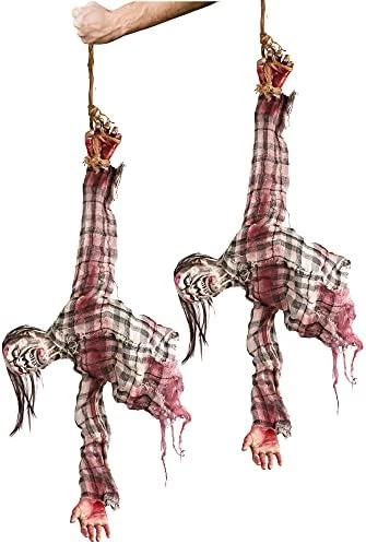 I LOVE FANCY DRESS Hanging Zombie Halloween Prop Animated Decoration - Red Light Up Eyes & Sound Effects - Hanging Zombie Prop With Motorised Arms - Halloween Props - Pack Of 1 8 I LOVE FANCY DRESS Hanging Zombie Halloween Prop Animated Decoration - Red Light Up Eyes & Sound Effects - Hanging Zombie Prop With Motorised Arms - Halloween Props - Pack Of 1 - Image 8