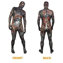 I LOVE FANCY DRESS LTD Adults Unisex Halloween Zombie Skin Suit. Print On The Front And Back -I Love Fancy Dress Ltd Shop 41PZhUCVRhL