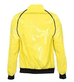 90s Celebrity Costume - Adults Yellow & Black Shell Suit + Matching Hat + Sunglasses + Gold Chain + Black Goatee - Funny Rapper Halloween Stag Do Fancy Dress Costume -I Love Fancy Dress Ltd Shop 41Py3MQC3eL