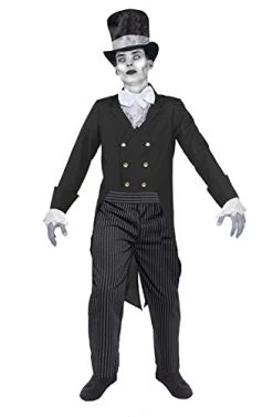 Adult Mens Corpse Groom Halloween Fancy Dress Costume